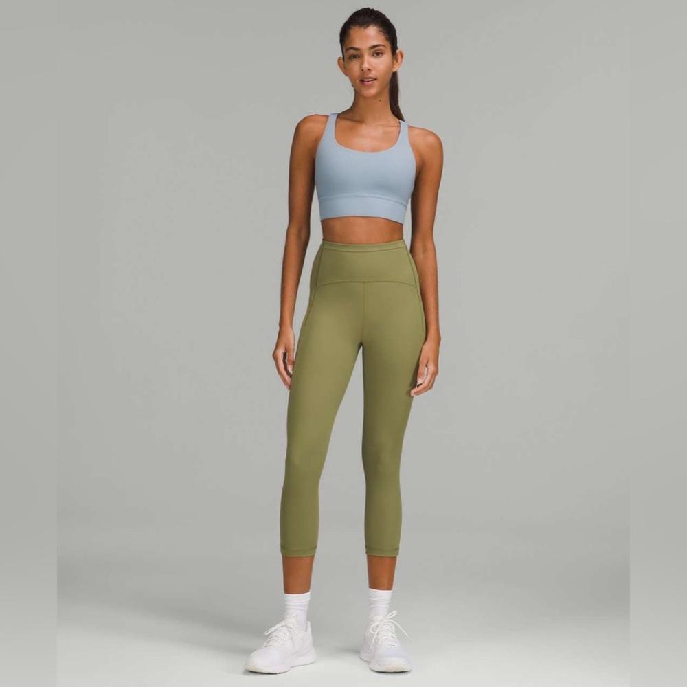 Lululemon leggings swift speed HR bronze green